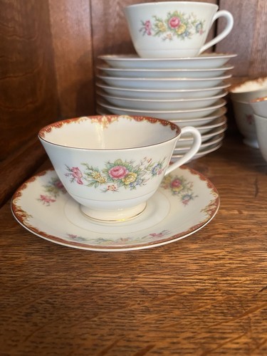 Sango china floral gold trim - sango,